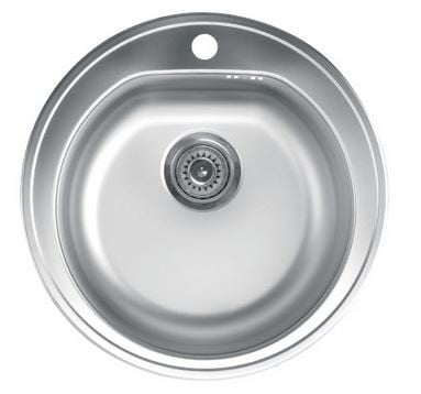 Chiuveta Inox 'Venera 1c,  Anticalcar , Cu Gaura Baterie,Cu Sifon F90