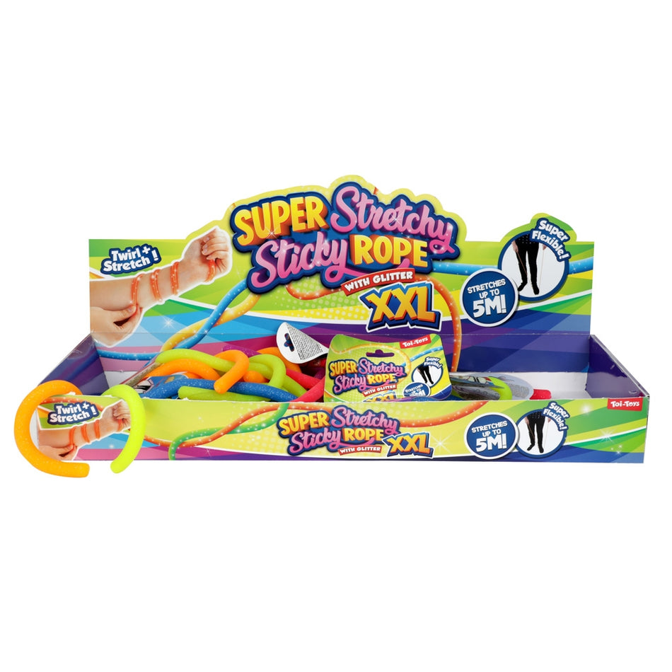 Coarda Elastica Glitter, Super Stretchy, 50 Cm - Toi-toys
