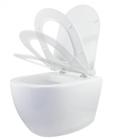 WC suspendat cu capac soft-close ERMETIQ BOAT de 505 × 350 × 350 mm