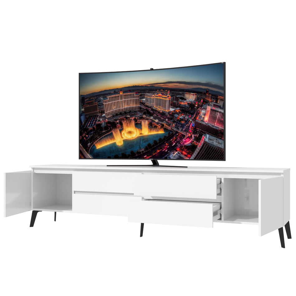 Comoda Mp1 Acril Alb 220x40x55