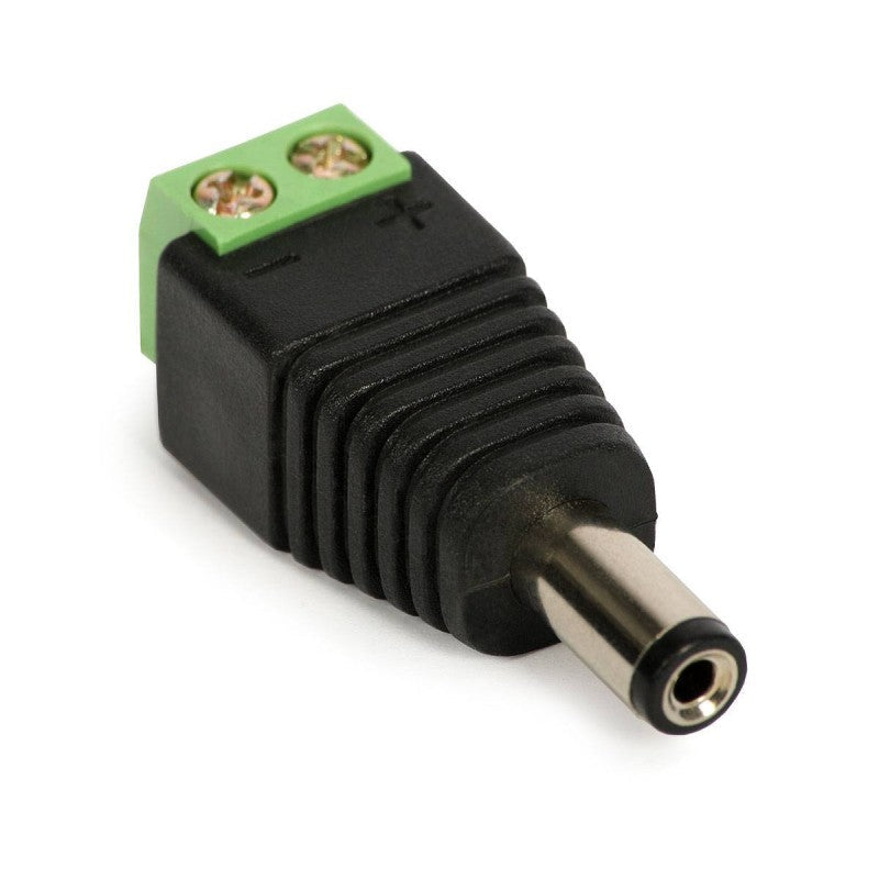 Conector Adaptor Mufa Alimentare Dc 2.1/5.5 Tata Cu Prindere