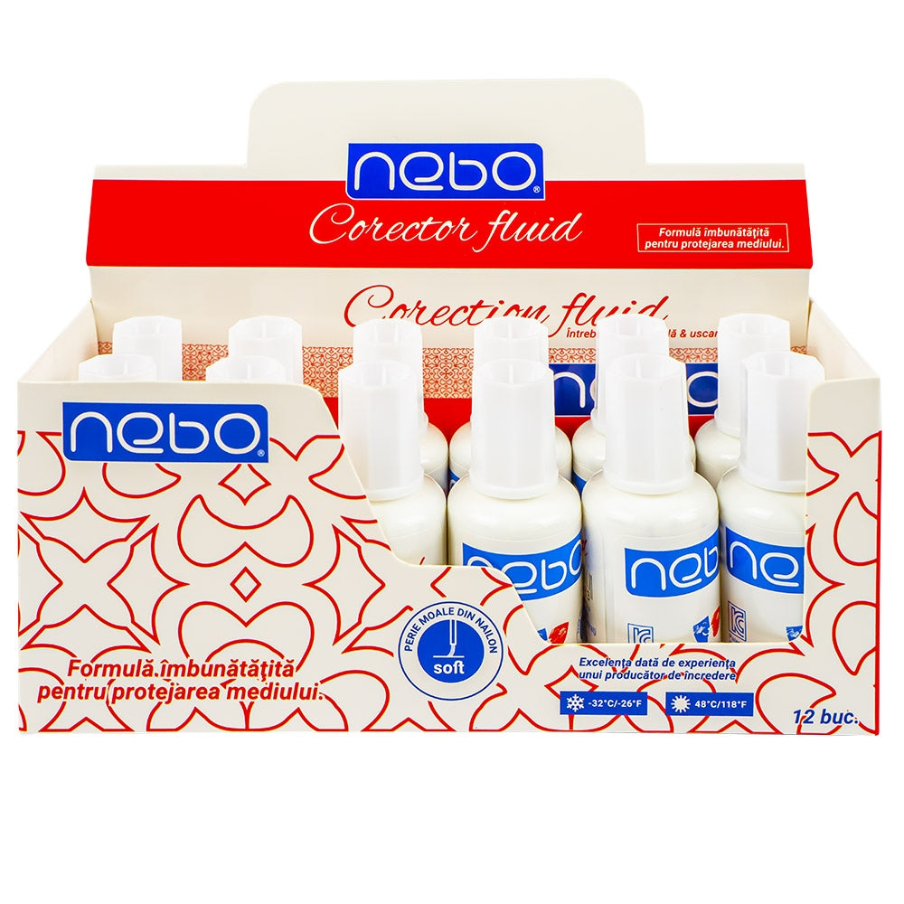 Corector Fluid, 12 Ml - Nebo 16918