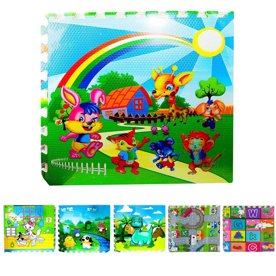 Covoras Buretat, Circulatie/litere, 120x120cm Xr-034