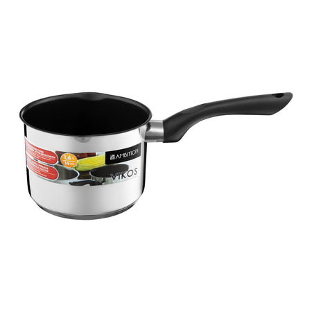 Cratiță inox 14 cm, 1.6L, Qualum Basic, Vikos Ambition 21046