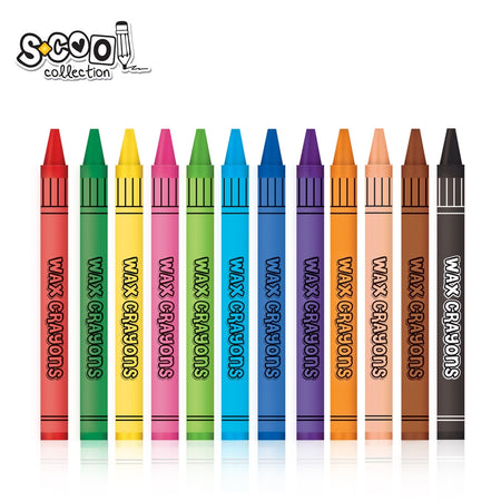 Creioane Cerate, 12 Buc/Set Sc016 S-Cool
