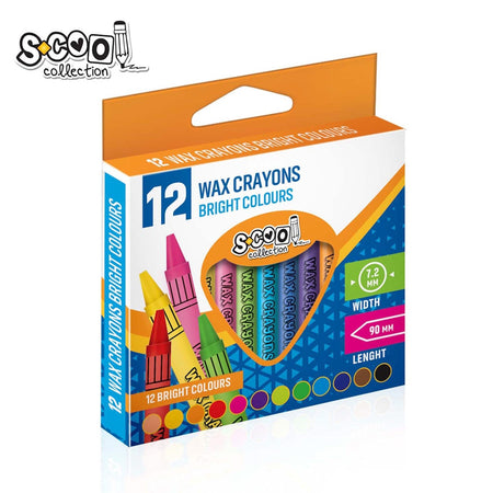 Creioane Cerate, 12 Buc/Set Sc016 S-Cool