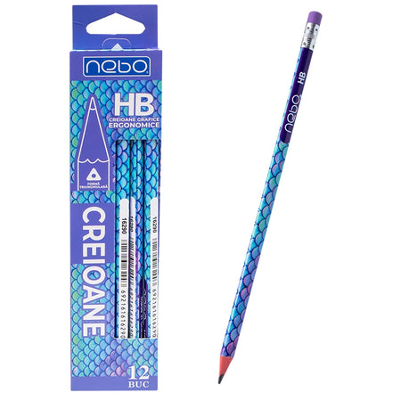 Creioane Grafit, 12 Buc/set - Nebo