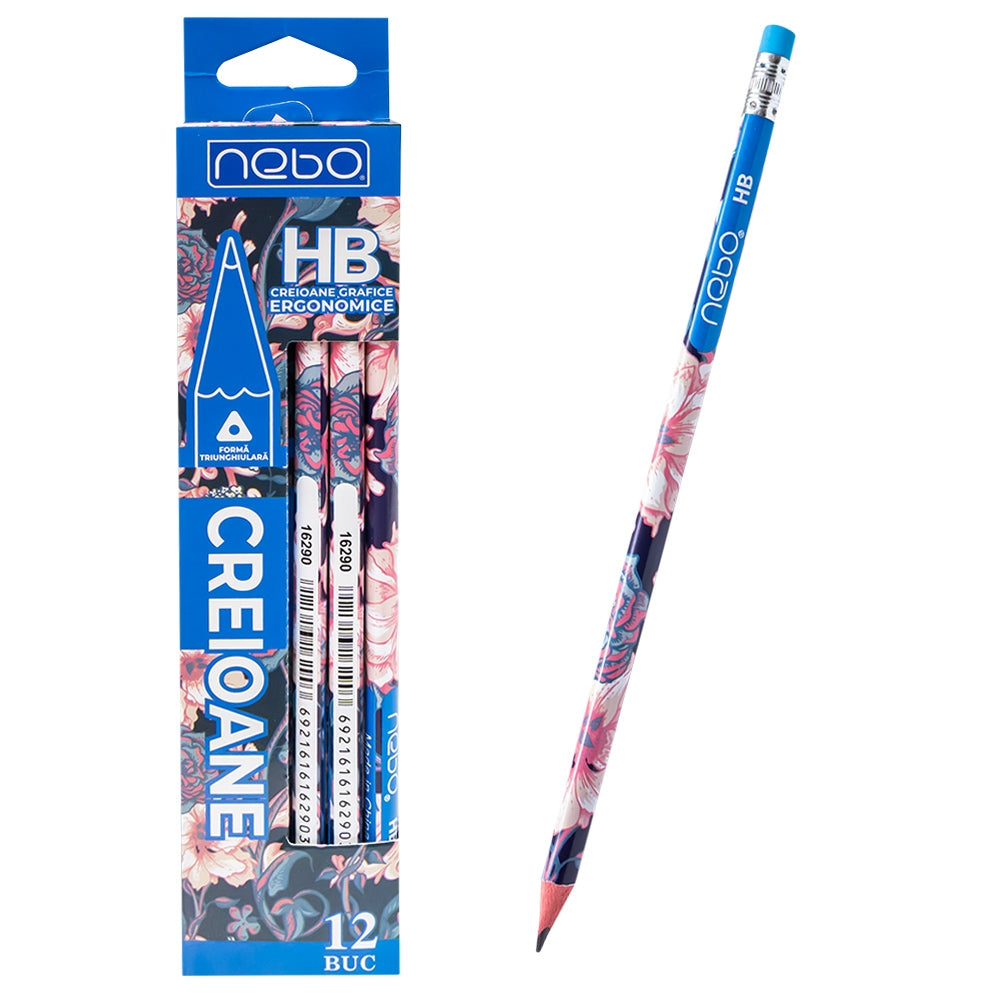 Creioane Grafit, 12 Buc/set - Nebo