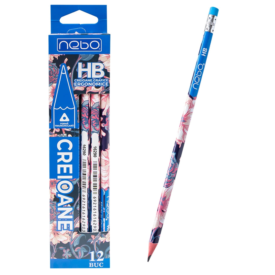Creioane Grafit, 12 Buc/set - Nebo