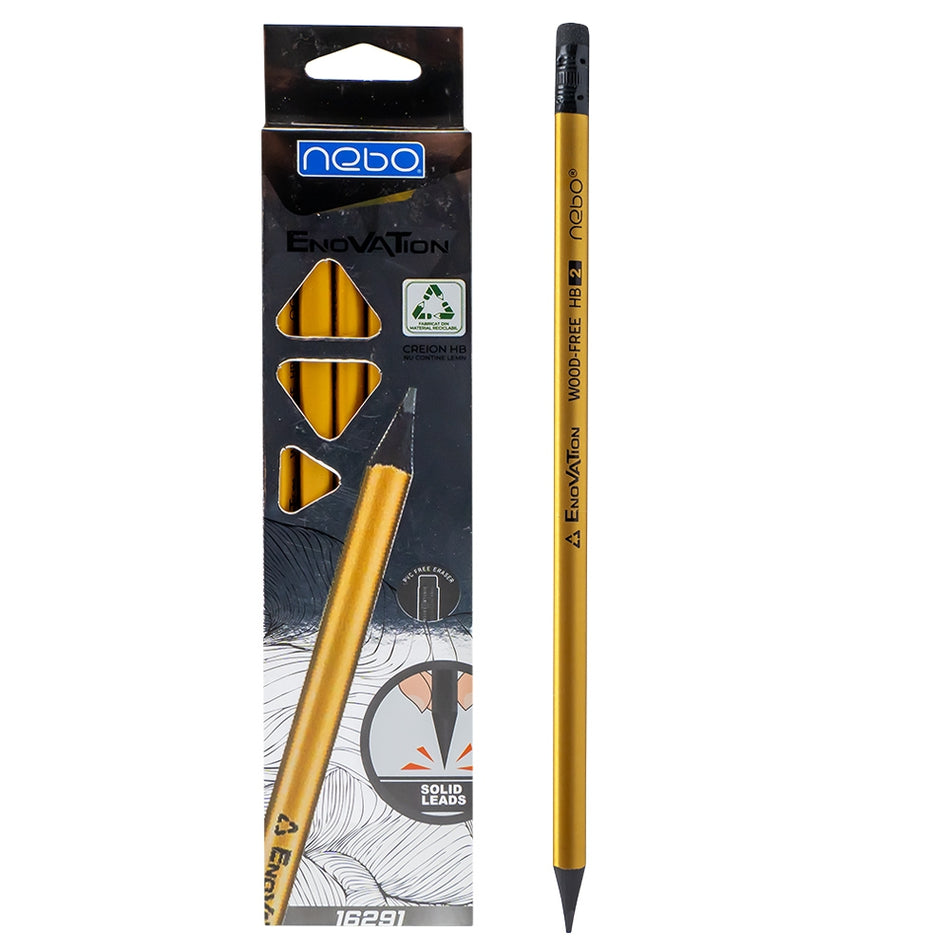 Creioane Grafit Hb, 12 Buc/set - Nebo