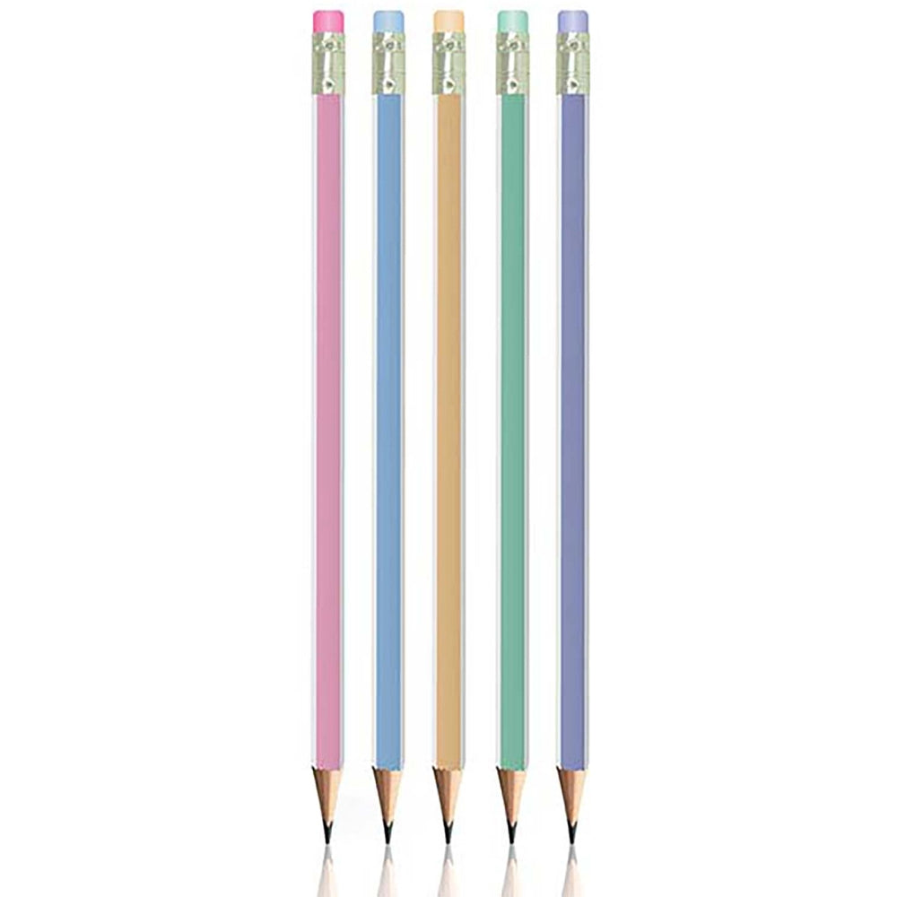 Creion grafit HB, cu radieră, pastel, 48 buc/cutie - S-COOL / OFFISHOP SC146