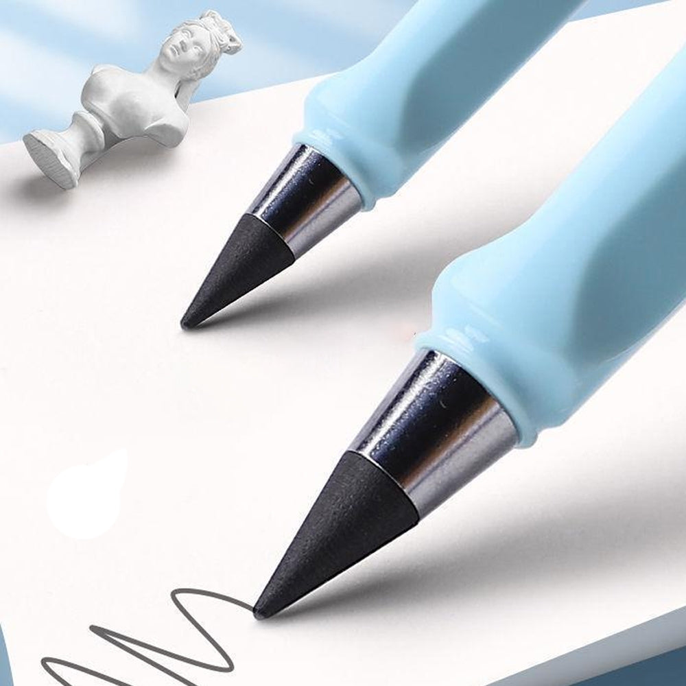 Creion infinit cu vârf metalic și grip ergonomic, corp plastic colorat 660