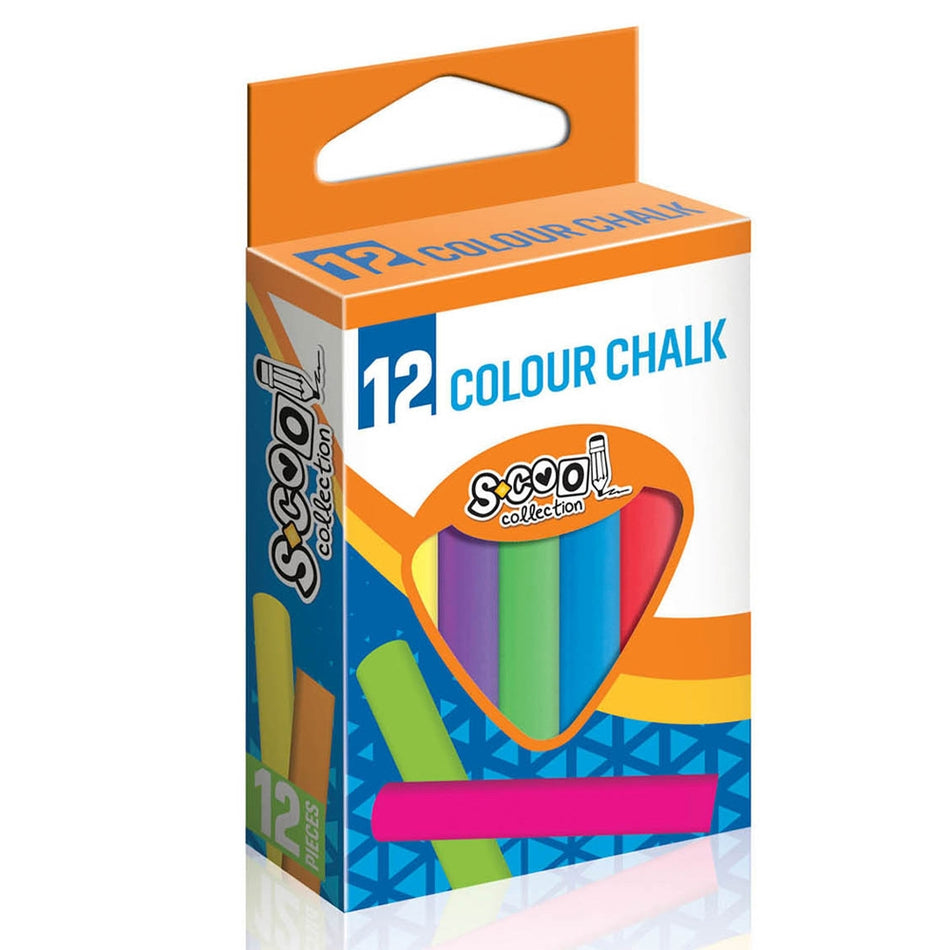 Creta color anti-dust, 12 buc/cutie - S-COOL