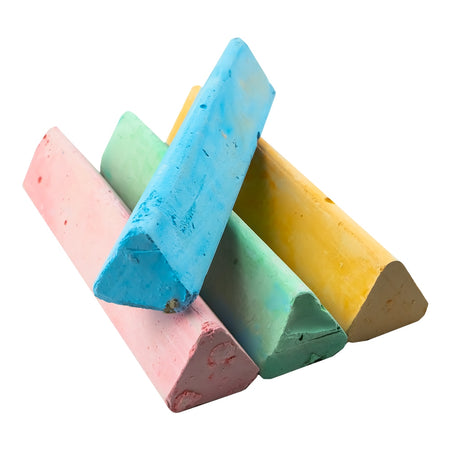 Creta JUMBO color, triunghiulara, 10 buc/set - NEBO