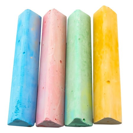 Creta JUMBO color, triunghiulara, 10 buc/set - NEBO