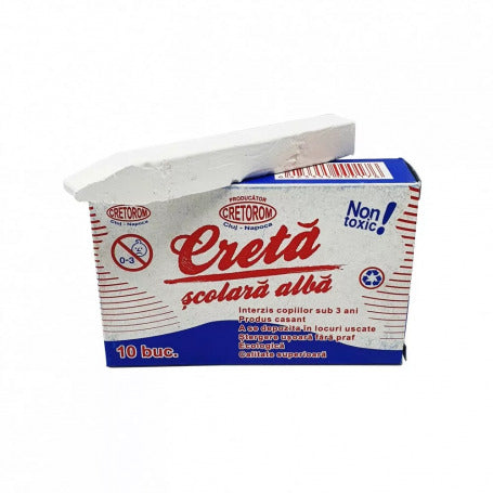 Creta Scolara Alba 10/cut Cretorom