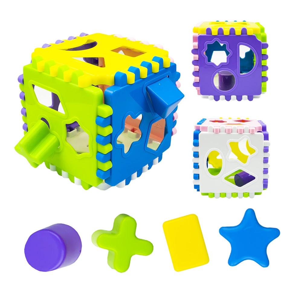 Cub activități educative bebe 24 piese cu forme, ROBENTOYS 16002