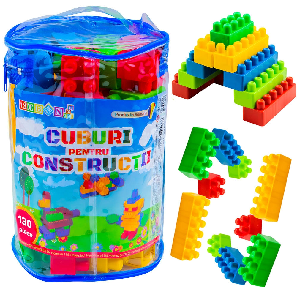 Cuburi 130 Piese Robentoys