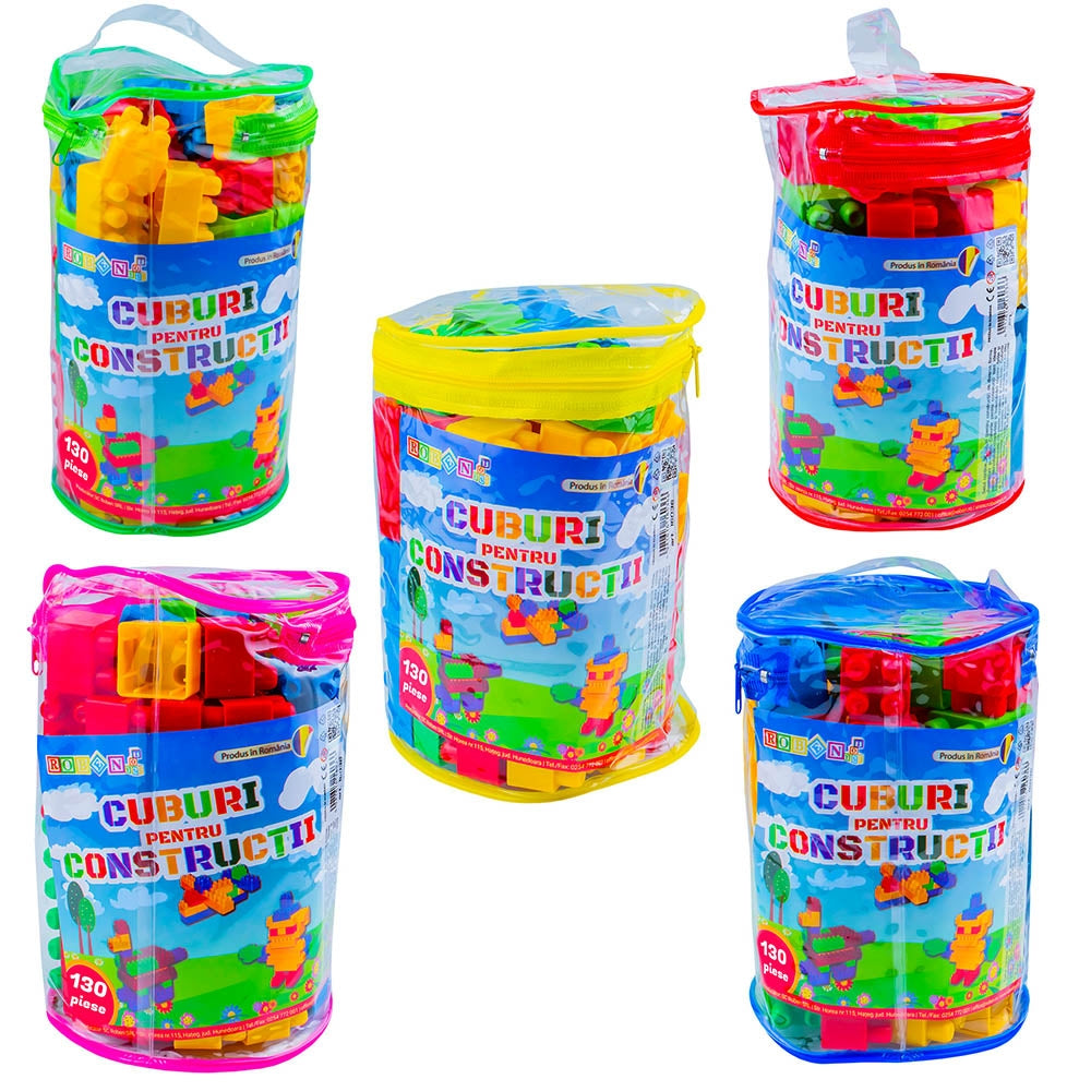 Cuburi 130 Piese Robentoys