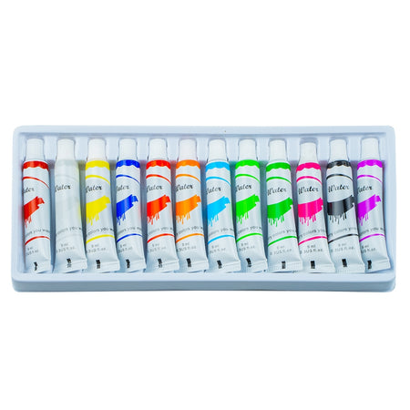 Culori Acrilice, 9 Ml, 12 Tuburi/cutie - Nebo