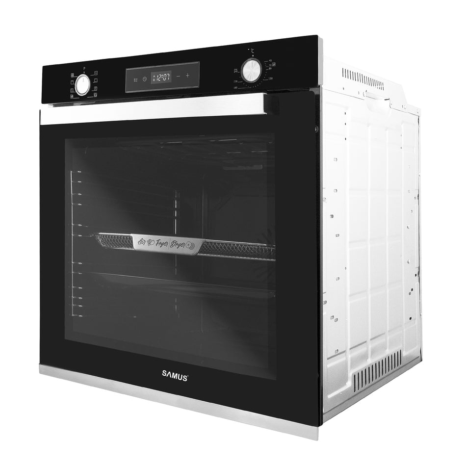 Cuptor Incorporabil Samus, 2500w, 80l, Clasa A, Negru