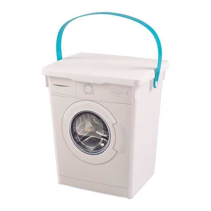 Cutie depozitare detergenti pentru masina de spalat, plastic cu capac, JOTTA 90287