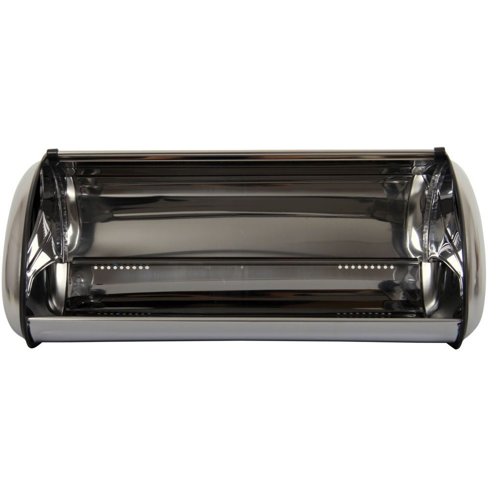 Cutie depozitare pâine Rufus Domotti, inox cu capac, design modern 44 × 28 × 19 cm