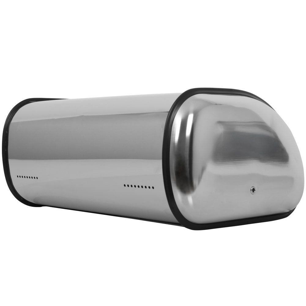 Cutie depozitare pâine Rufus Domotti, inox cu capac, design modern 44 × 28 × 19 cm