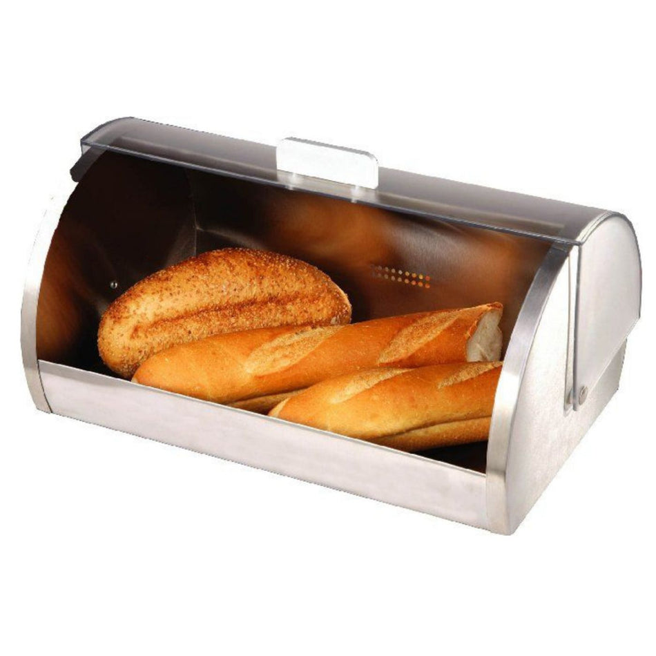 Cutie depozitare pâine Verno inox cu capac glisant Ambition 68900