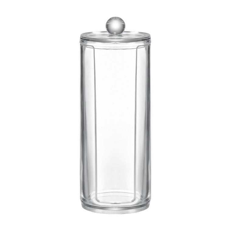 Cutie beauty rotundă transparentă cu capac 7 cm JOTTA pentru baie