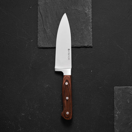 Cutit bucatar Titanium Ambition din otel inoxidabil, maner lemn, ergonomic