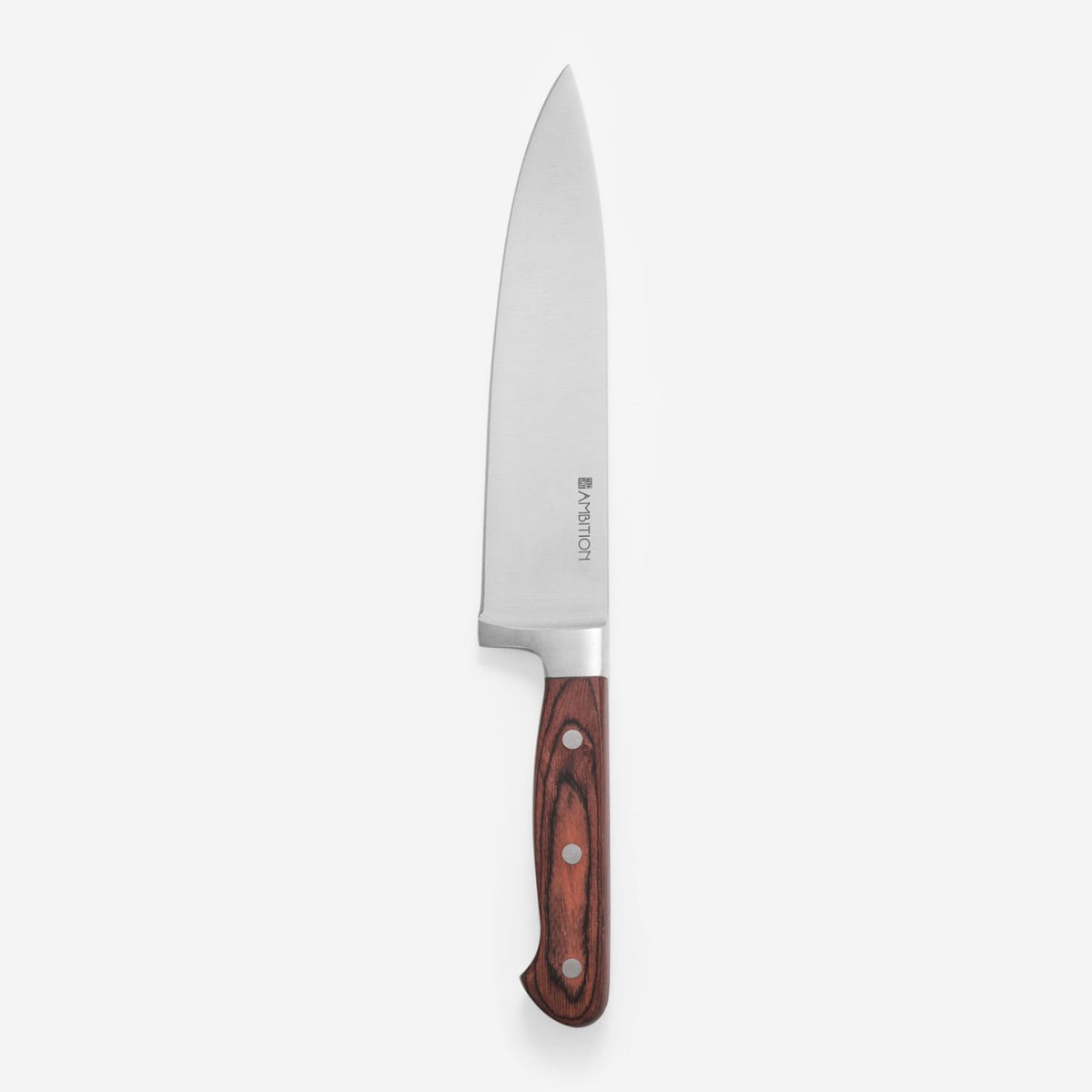Cutit bucatar Titanium Ambition din otel inoxidabil, maner lemn, ergonomic
