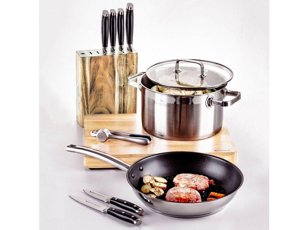 Cuțit chef 20 cm, Master, mâner ergonomic, oțel inoxidabil Ambition 80319