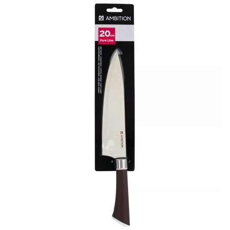 Cuțit chef 20 cm, Pure Line, oțel inoxidabil, design elegant Ambition 20355