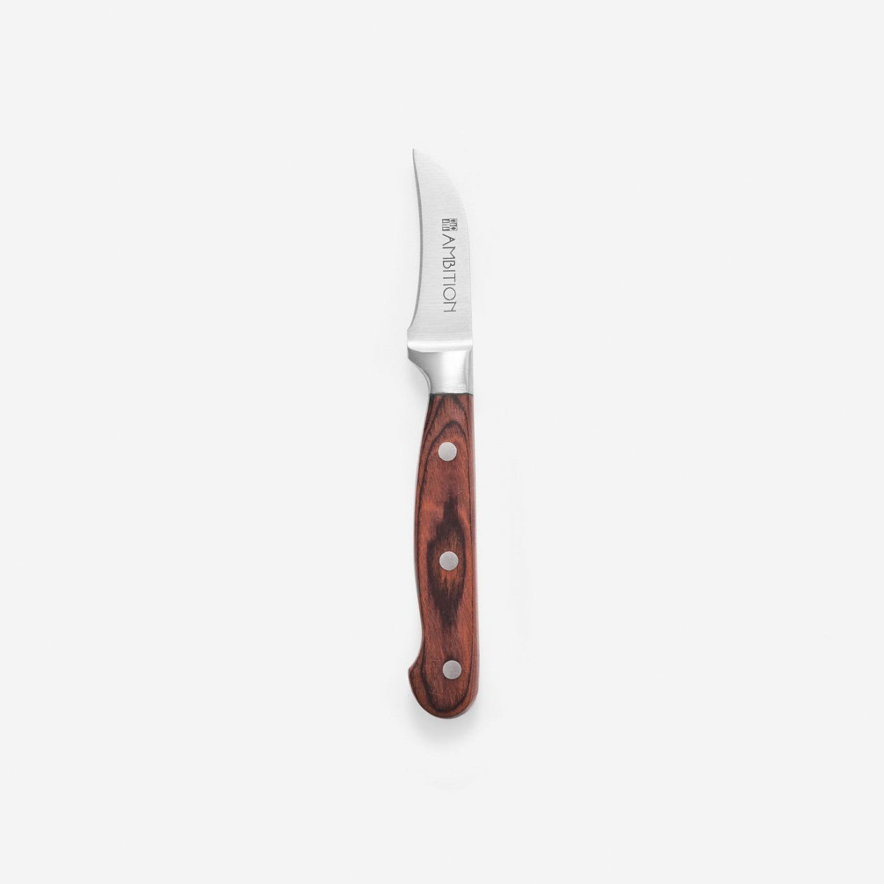 Cuțit curățat solzi 15 cm, Titanium, oțel inoxidabil, mâner lemn Ambition 20347