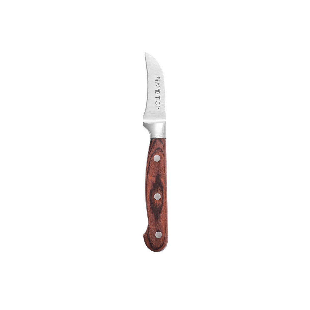 Cuțit curățat solzi 15 cm, Titanium, oțel inoxidabil, mâner lemn Ambition 20347