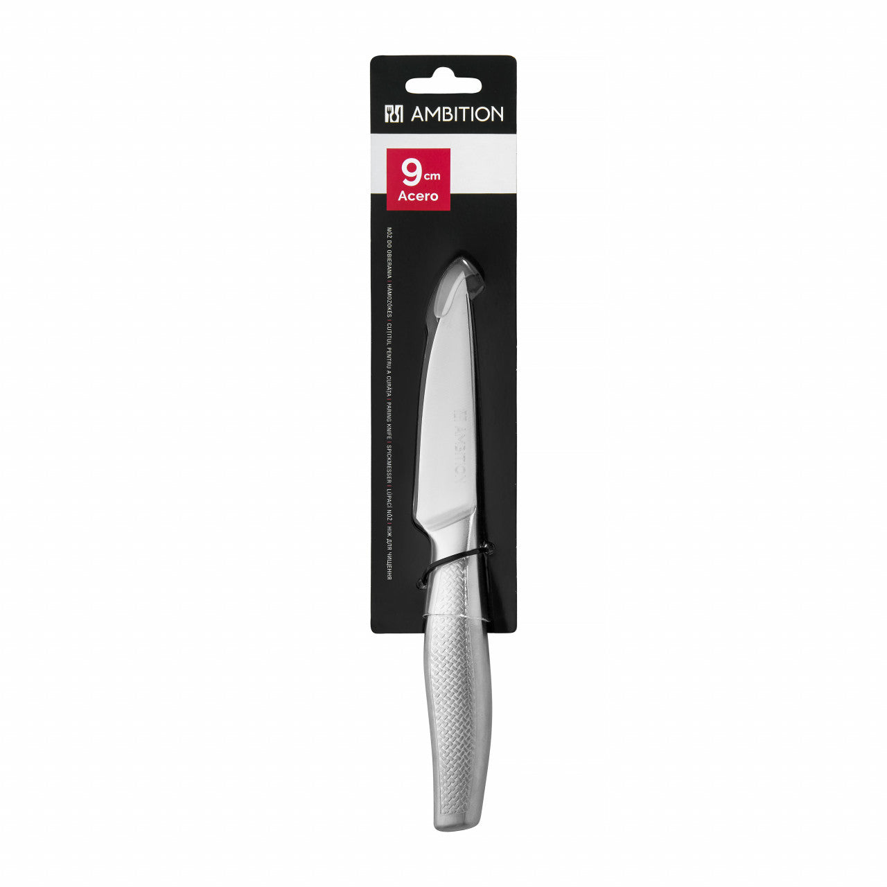 Cuțit decojire 9 cm Acero, oțel inoxidabil, mâner ergonomic Ambition 80390