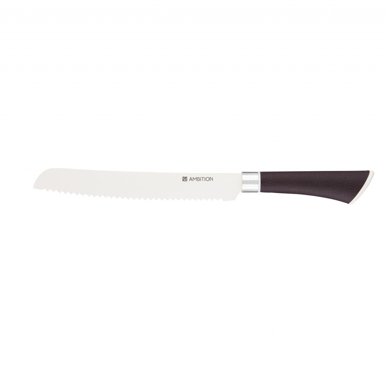 Cuțit pâine 20 cm Pure Line, lamă inox, mâner ergonomic, design elegant AMBITION 20356