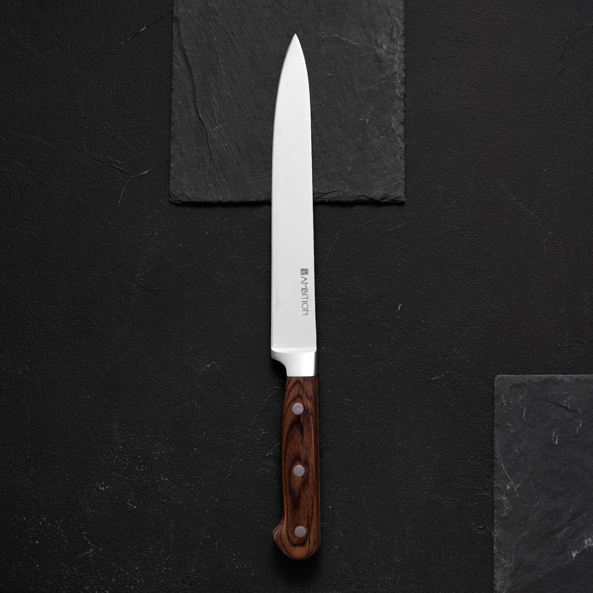 AMBITION Cuțit universal Titanium, ergonomic, cu lamă din oțel inoxidabil 20 cm