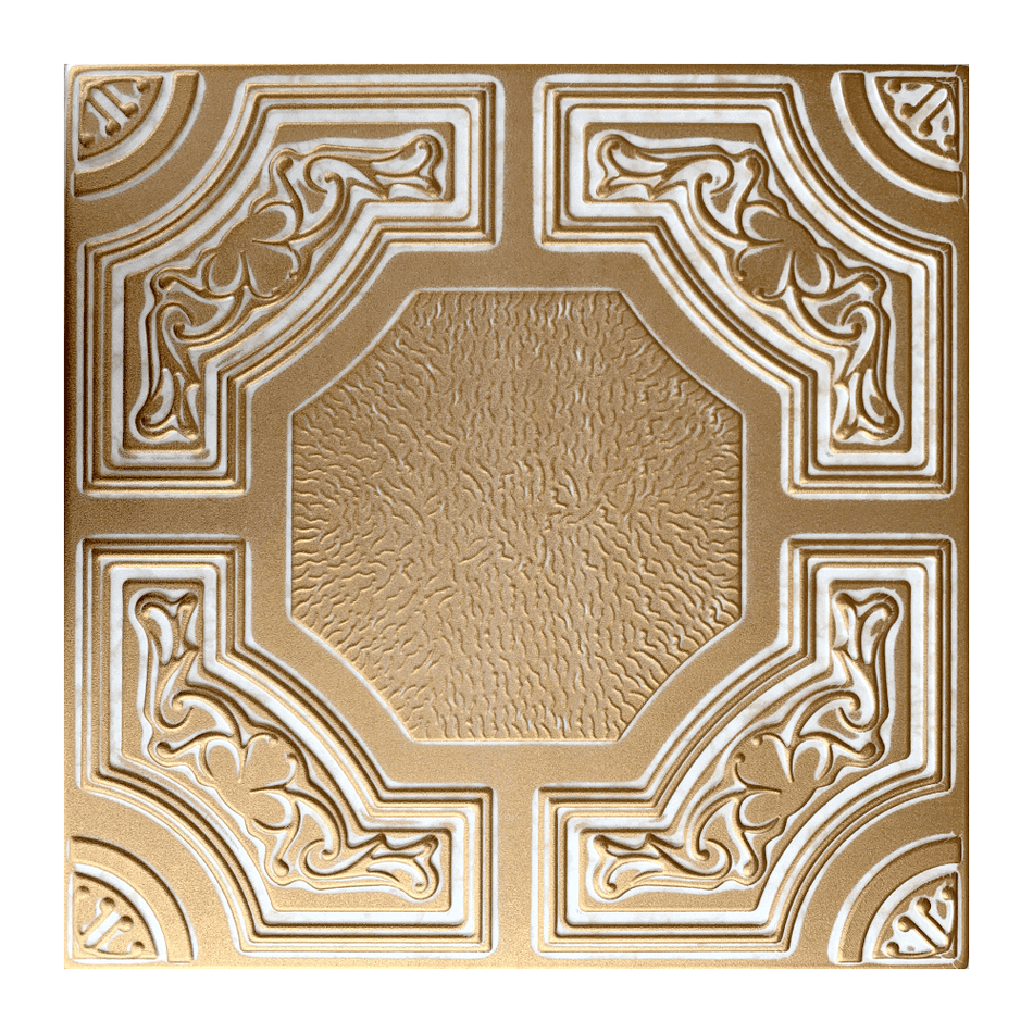 Tavan Polistiren Gold 51-97plus 50*50cm, 8buc/pac