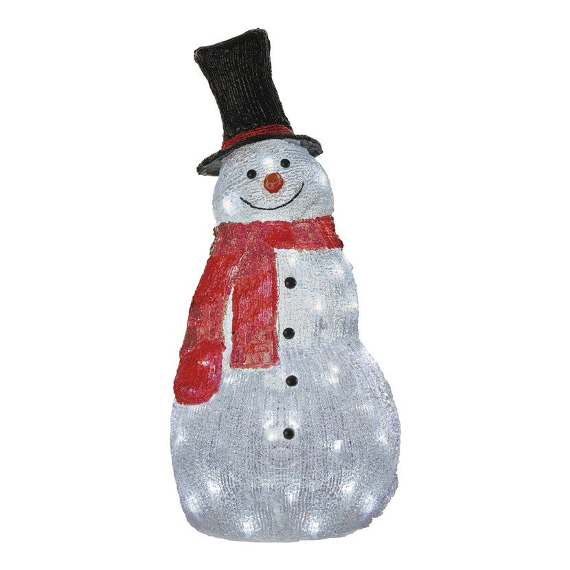 Decoratiuni - 60 Led-Uri Om De Zapada 61 Cm, Alb Rece, Ip44, Temporizator