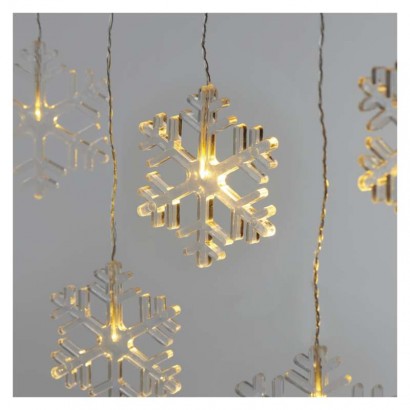 Decoratiuni - 8 Led-Uri Fulgi De Zapada Led 45x84 Cm Alb Cald, Ip44