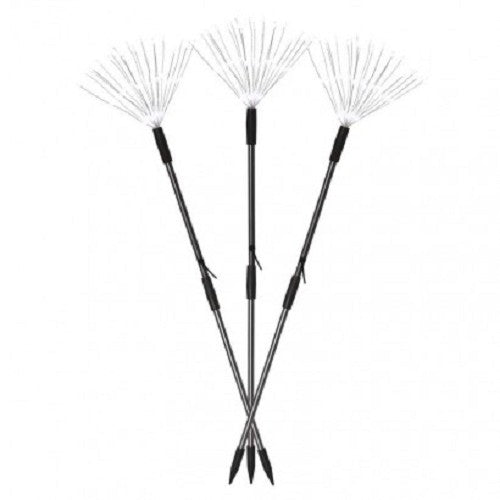 Decor De Gradina - 180 Led Artificii, 65 Cm, Alb Rece, Ip44, Temporiza
