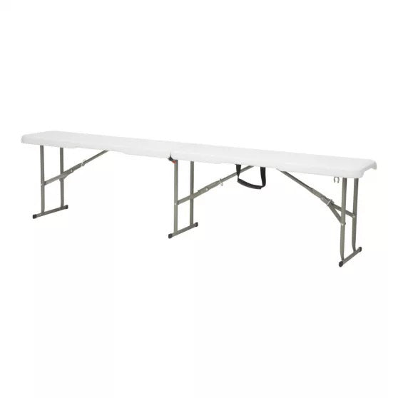 Banca Pliabila Vivid,pvc Alb 183x28x43cm, Sarcina Maxima: 180 Kg