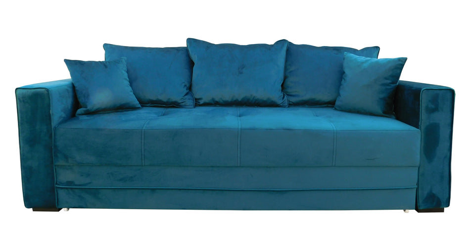 Canapea Maya 3 Locuri Gri Pandora Stofa Plusata 215cmx140cmx75cm