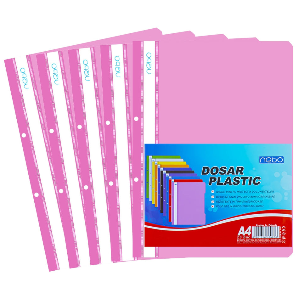 Dosar Plastic A4, Roz