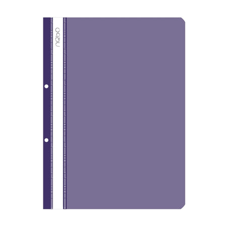 Dosar plastic A4 violet cu șină metalică și perforații pentru biblioraft NEBO 16980-6