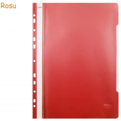 Dosar Plastic Cu Sina Si Perforatii Noki Rosu
