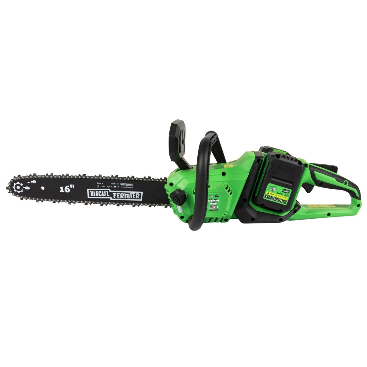 Drujbă electrică 40V 2x4Ah 16" Brushless MF-MX1006-G01 Micul Fermier