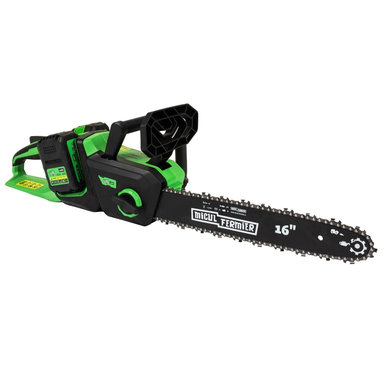 Drujbă electrică 40V 2x4Ah 16" Brushless MF-MX1006-G01 Micul Fermier
